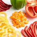chopped bell peppers
