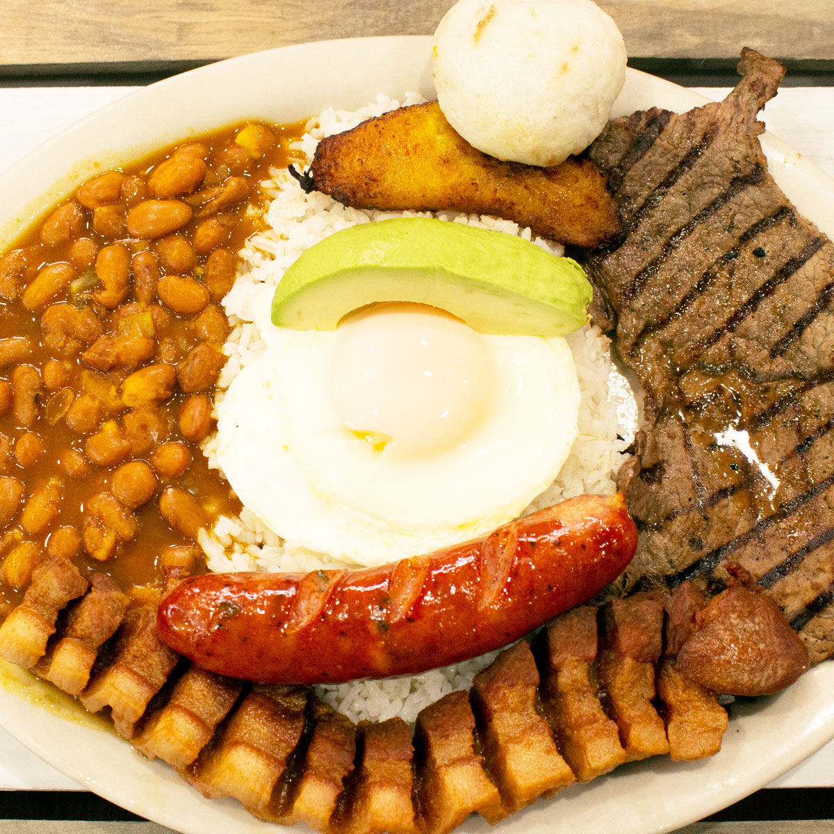 Colombian Bandeja Paisa