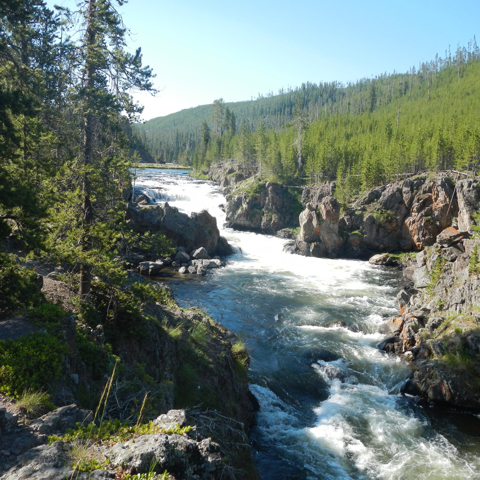Firehole Canyon Drive Yellowstone