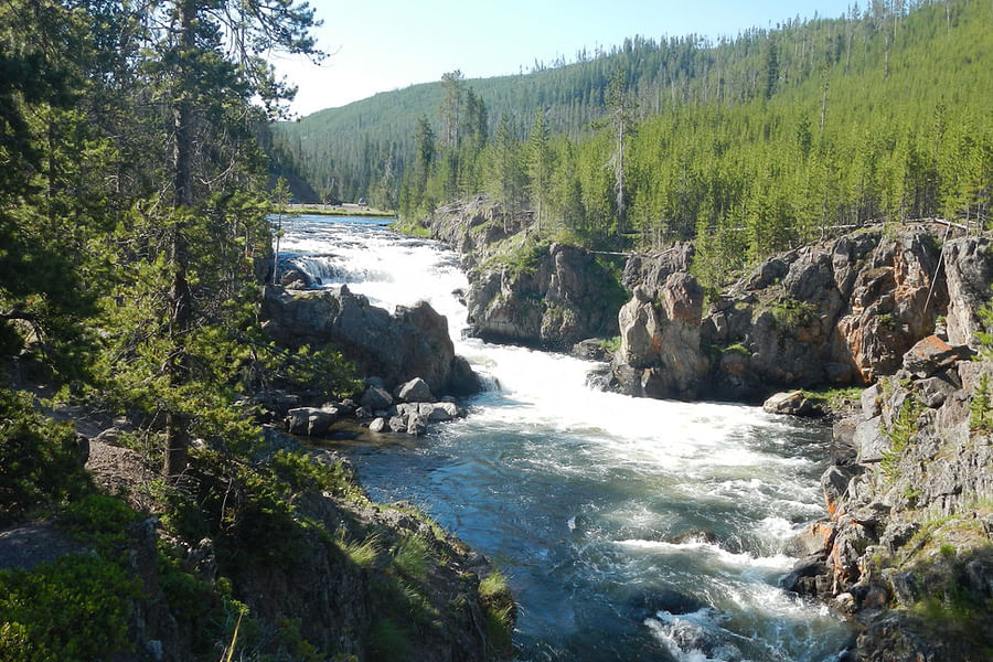 Firehole Canyon Drive Yellowstone