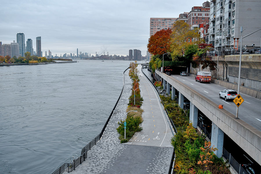 Brooklyn Waterfront Greenway views