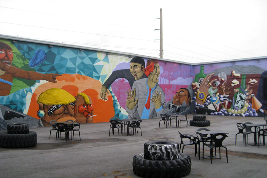 Abstract Rhythms mural Wynwood