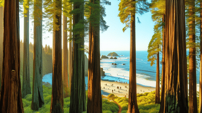 California's Coastal Redwoods: Exploring the Majestic Tourist Attractions Beyond the Beaches