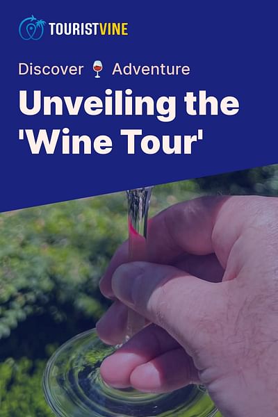 Unveiling the 'Wine Tour' - Discover 🍷 Adventure